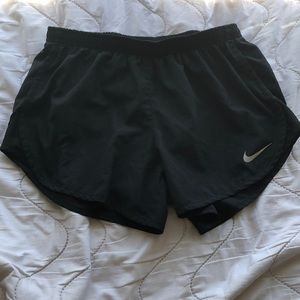 Nike running black shorts